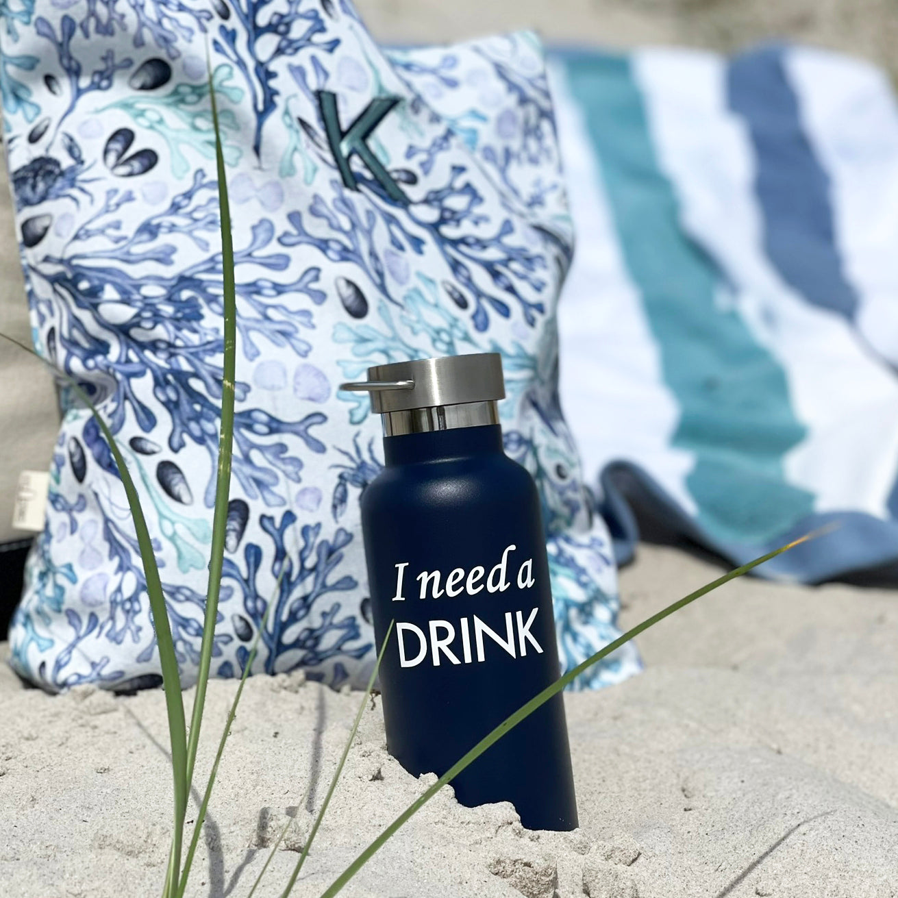 Water bottle - Matte - Falsterbo Ocean